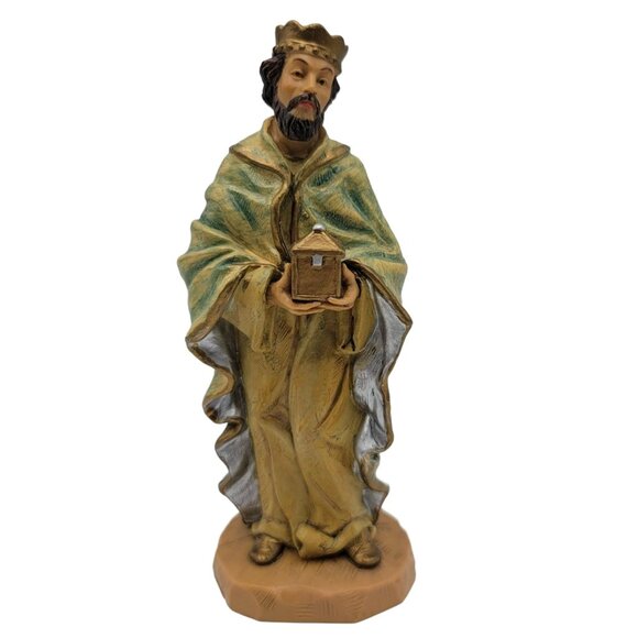 DiGiovanni by Autom Nativity Wise Man Gaspar Polyresin Figure 1998 Christmas VTG - Picture 1 of 9